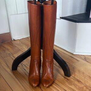 Louis Vuitton Tan Leather Heeled Boots